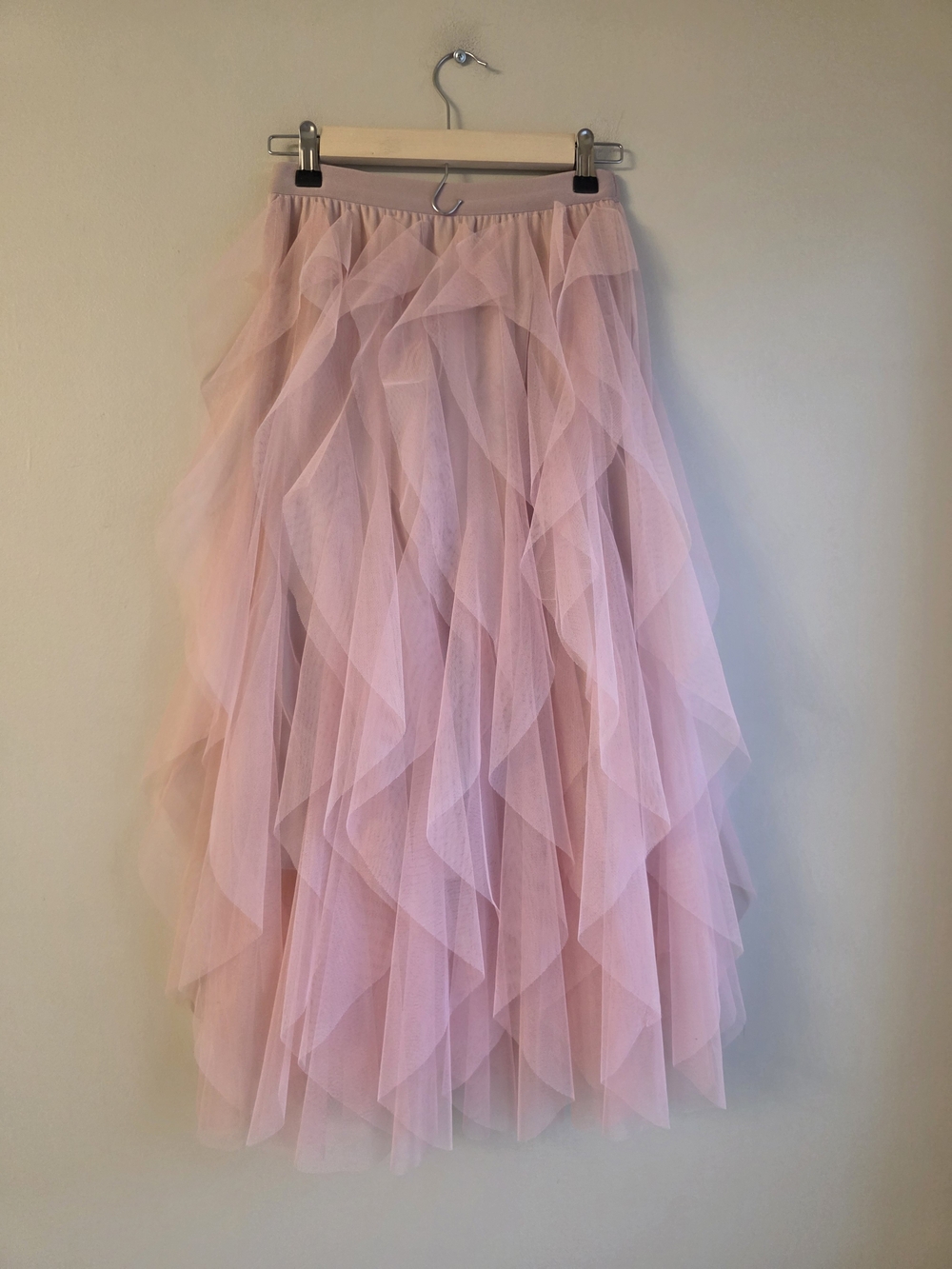 ✨ Anthropologie Style Tiered Ruffle Tulle Midi Skirt ✨ - Picture 5 of 7